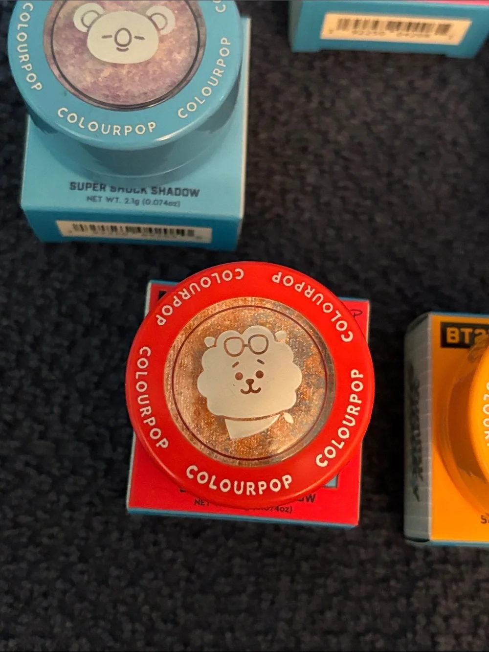 ColourPop BT21 Super Shock Shadow Set - BNIB